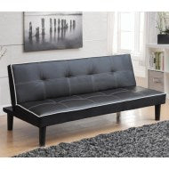 Sofa Beds and Futons Leatherette Sofa Bed Piping