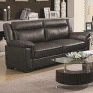 Arabella Contemporary Leatherette Sofa