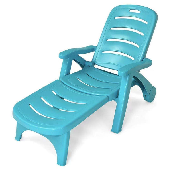 This is our outdoor chaise lounge which will be a great shining point to your outdoor living space. Â  It is perfect for a nap  relaxing and relieving your pressure. High back with 5 adjustable positions  you can adjust the height of the back as you like.