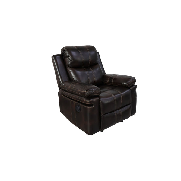 The Kellen Power Glider Recliner in rich brown is the perfect blend of luxury, durability, and modern convenience. Crafted with premium hardwood and plywood frames, it ensures long-lasting stability and support. The resilient foam cushions, enhanced with 