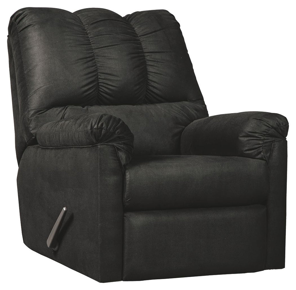 Talk about fine lines and great curves. Thatâ€™s the beauty of this rocker reclinerâ€”made to suit your appreciation for clean, contemporary style. Comfy pillow top armrests, designer tailoring and an ultra-soft upholstery that holds up to everyday living