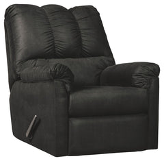 Talk about fine lines and great curves. Thatâ€™s the beauty of this rocker reclinerâ€”made to suit your appreciation for clean, contemporary style. Comfy pillow top armrests, designer tailoring and an ultra-soft upholstery that holds up to everyday living