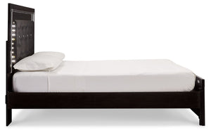 Kaydell - Black - Queen Upholstered Panel Bed