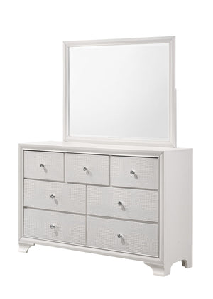 Lyssa - Twin 4 Piece Bedroom Set - Oat / Frost