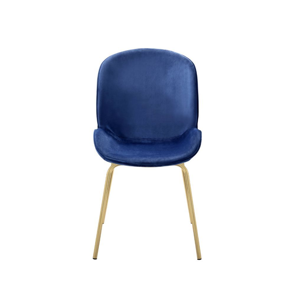 KD, Side Chair (High Back) Stationary Seat: Standard Dining Height Padded SEAT & BACK: Velvet (Solid Pattern) NO Apron Padded Backrest: Wingback Style Seat Construction: Wood+Foam (Molding) Metal Spindle Leg: Nickel Finish Armless<br/><br/><b>Product Feat