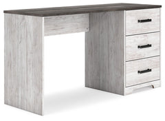 Add an air of quaint productivity to your work-from-home or schoolwork setup. This home office desk fits right in with modern farmhouse aesthetics. Design highlights include a two-tone finish and warm pewter-tone hardware. Looking to bring delightful home