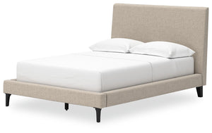 Cielden - Soft Gray - Full Upholstered Bed with Roll Slats