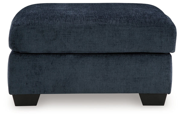 Aviemore - Ink - Oversized Accent Ottoman
