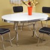Cleveland Chrome Plated Oval Dining Table