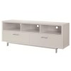 Entertainment Units Low TV Console w/ Metal Base