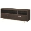 Entertainment Units Low TV Console w/ Metal Base