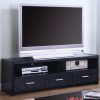 TV Stands Contemporary Media Console with Shelves and Drawers