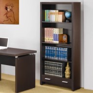 Skylar 4 Shelf Bookcase with Storage Drawer