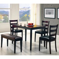 Taraval 5 Piece Dining Set with Bench