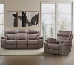 Oversized features, neutral coloring, and a faux-leather look and feel converge to create a strong, masculine aesthetic for the Theon Collection.<br/><br/><b>Product Features</b><ul><li>Bucket design seat allows you to nestle comfortably in any position</