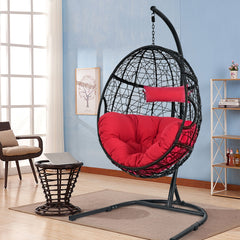 Rugged frame ensure the stability<br>Combined with non-slip pads for increased stability<br>Comfortable pillow and cushion are included for enhanced comfort<br>Safety hook and hanging chain provide better balance<br>Widely used indoor or outdoor<br>Relax 