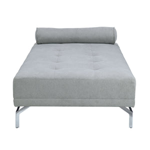  a button-tufted surface