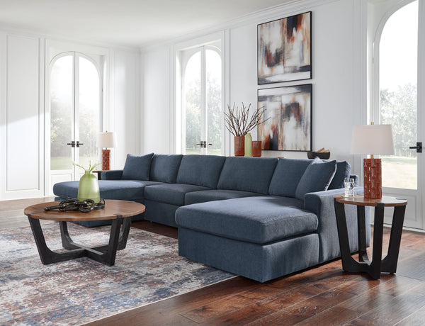 Modmax - Ink - 4-Piece Sectional  With Laf And Raf Corner Chaises