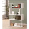 Bookcases Asymmetrical Snaking Bookshelf