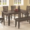 Page Contemporary Rectangular Semi-Formal Dining Table