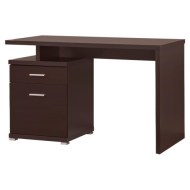 Contemporary Desk with Cabinet