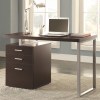Writing Desk with File Drawer and Reversible Set-Up