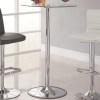 LED 42” Transitioning LED Bar Table with Chrome Base