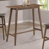 Bar Units and Bar Tables Rectangular Bar Table with Mid-Century Modern Design