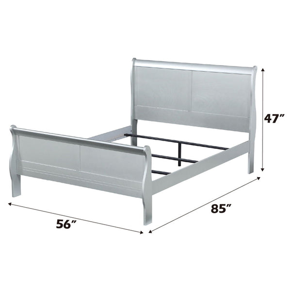 Louis Philippe - Full Bed - Platinum