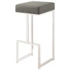 Dining Chairs and Bar Stools Contemporary Bar Stool with Upholstered Seat