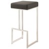 Dining Chairs and Bar Stools Contemporary Bar Stool with Upholstered Seat