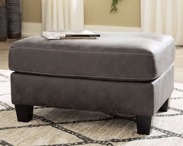 Venaldi - Gunmetal - 2 Pc. - Chair with Ottoman
