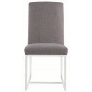 Jackson Floating Dining Chair with Chrome Base