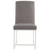 Jackson Floating Dining Chair with Chrome Base