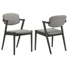 Choose from the best with this sophisticated mid-century modern Z-chair, designed to bring clean lines and dramatic angles into your home. Upholstered in a richly toned fabric, the padded backrest and seat provide a comfortable place to rest, whether you-
