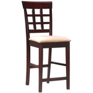 Mix & Match 24" Wheat Back Bar Stool with Fabric Seat