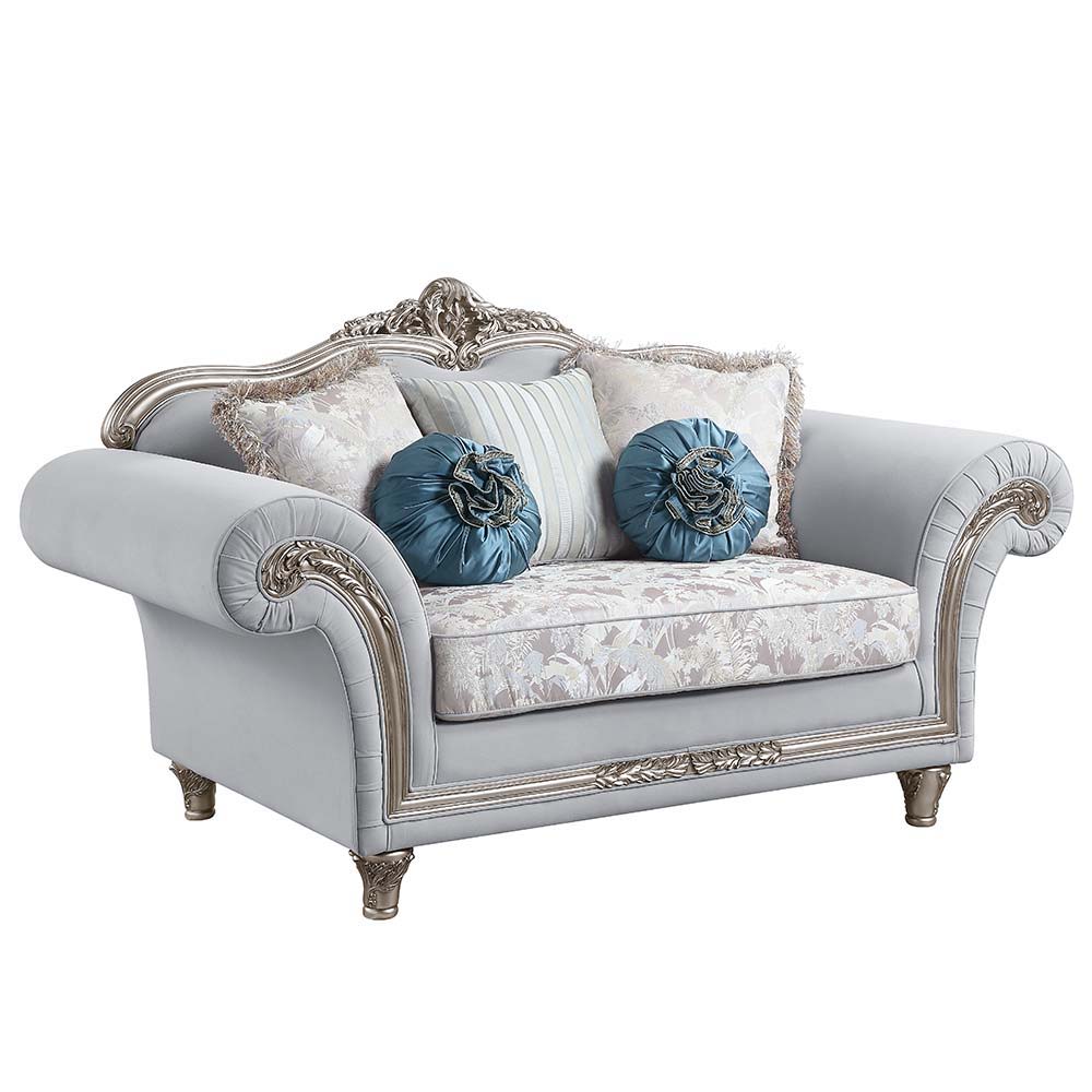 Create a more luxurious and comfortable living room with this classic Pelumi sofa. This living room sofa features a wooden design with platinum wooden trimmings. The sofa comes with pocket coil seating for comfort. The back is cushioned and designed with 