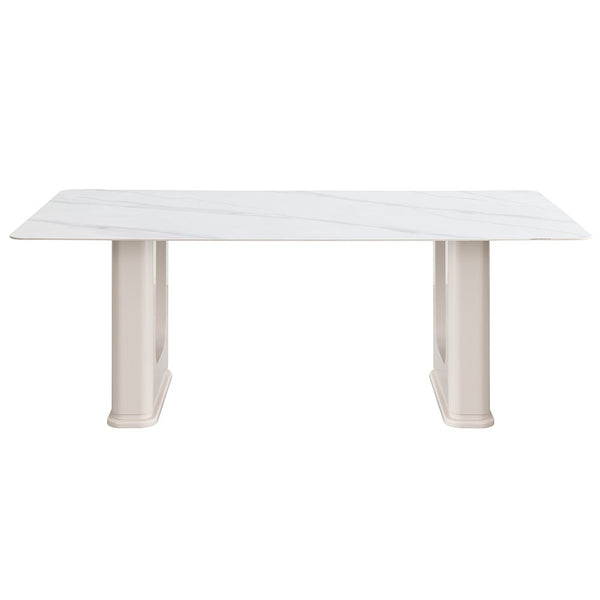  providing stability and contemporary charm. Paired with padded seat and back