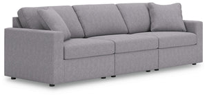 Looking cool and contemporary is great. But when it comes down to it, youâ€™re all about low-maintenance lounging. With the performance fabric on this sectional, cleaning spills is a breeze. Its customizable modular design caters to your ever-changing nee