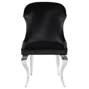 Cheyanne - Upholstered Dining Side Chair (Set of 2) - Black