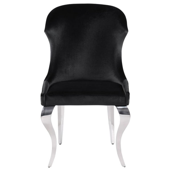 Cheyanne - Upholstered Dining Side Chair (Set of 2) - Black