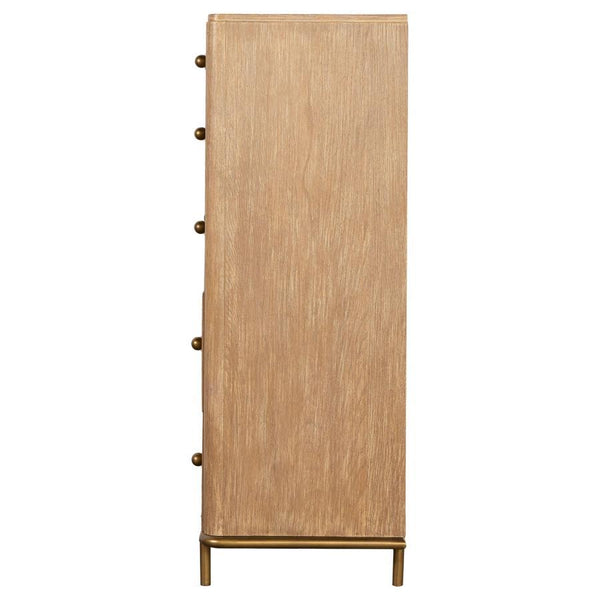 Arini - 5-Drawer Bedroom Chest - Sand Wash