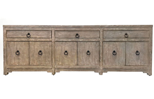  which combines classic style with functionality. Soft-close doors hide adjustable shelves
