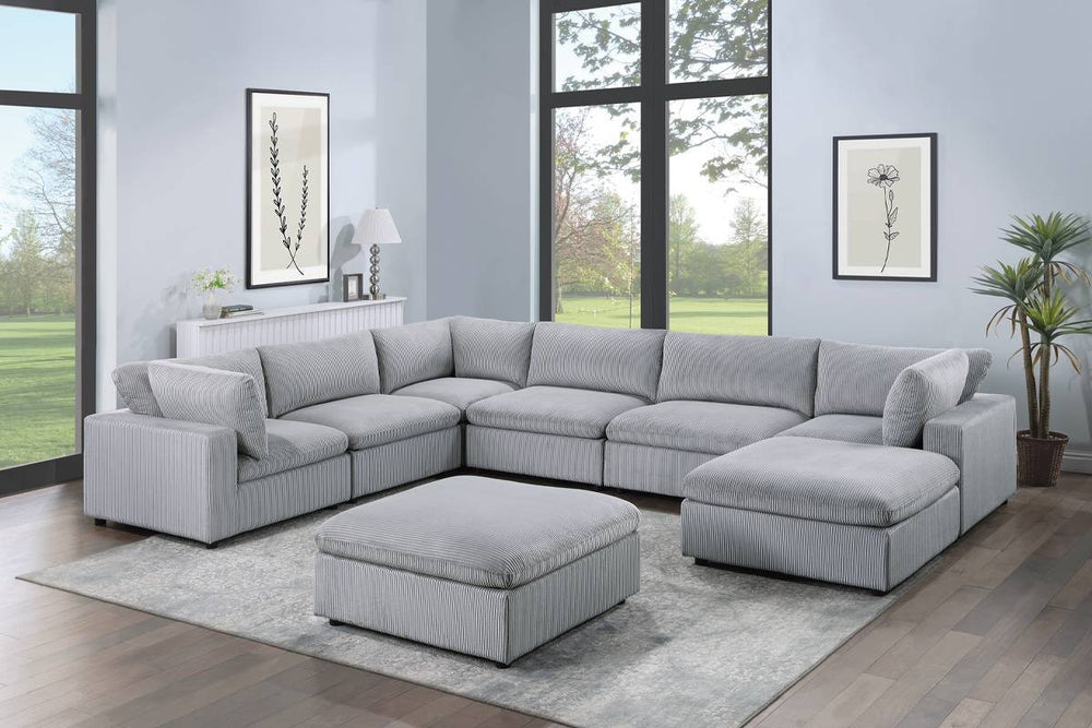 Draped in sumptuous material, this classic traditional seating features deep, intricate surface detailing and soft, supportive areas. The internal system and plush surfaces offer exceptional, enveloping comfort. This elegant living room set adds timeless 