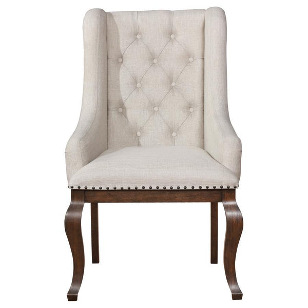 Brockway - Upholstered Arm Chair (Set of 2) - Barley Java