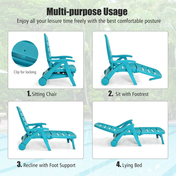 This is our outdoor chaise lounge which will be a great shining point to your outdoor living space. Â  It is perfect for a nap  relaxing and relieving your pressure. High back with 5 adjustable positions  you can adjust the height of the back as you like.