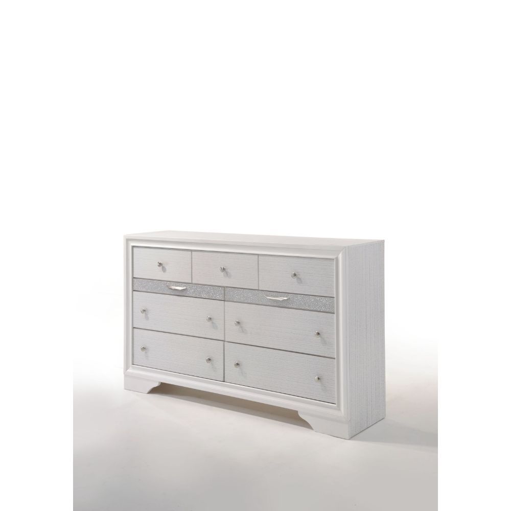 9 Drw (Jewelry Drawer w/Compartments) Drawer: GLIDE Center Metal (Kenlin, 3/4 Ext.), DOVETAIL English Front & Back, Fully Finished Inside (Full Ext. & Felt-Lined Only for Jewelry Drawer), Safety Stop, Manual Closing, Hdw: Single Pull Knobs Top Drawers, Ha
