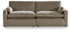 Find yourself inspired by elevated yet functional style. This sectional loveseat balances ultra-soft seating with a clean-cut appearance. Its modular design caters to your needs, whether youâ€™re making space for guests or setting up a cozy family movie n