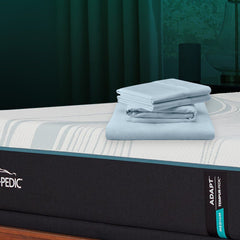 Smooth. Crisp. Luxurious. These 400-thread-count long staple Egyptian cotton sheets offer a soft, silky feel, giving every bed a crisp, smooth look. The enhanced fit - including our unique fitted sheet with four-way stretch and StayTight bands for a snug,