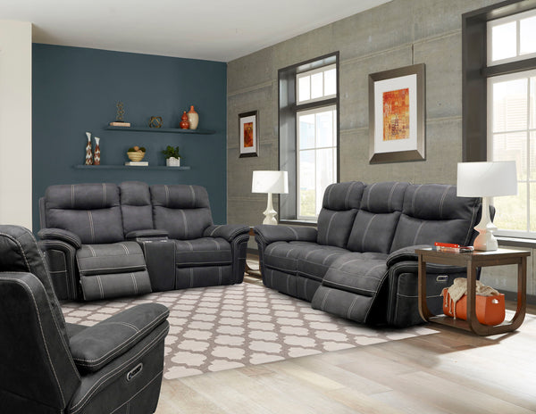 Mason - Power Recliner (Set of 2) - Charcoal